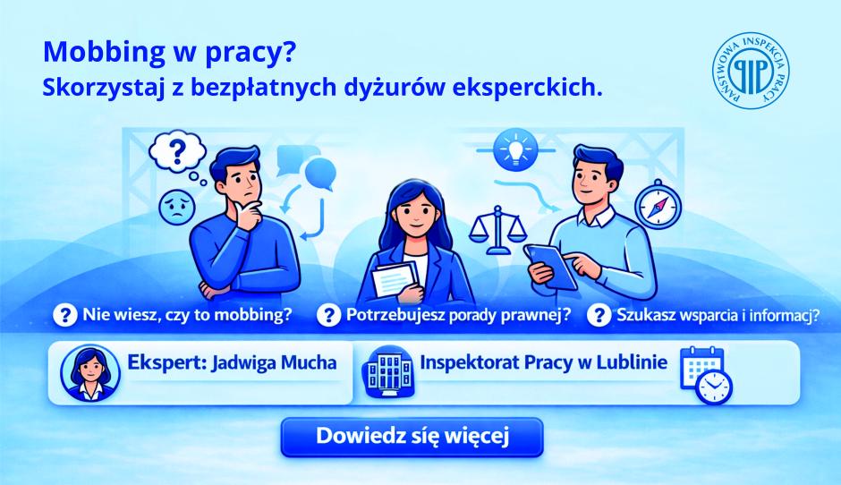 Dyżury w zakresie mobbingu - kalendarz na II połowę roku