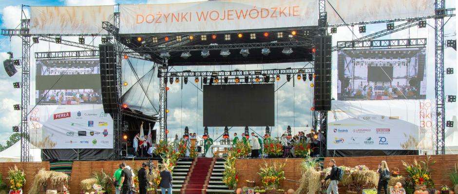 Scena Dożynek Wojewódzkich