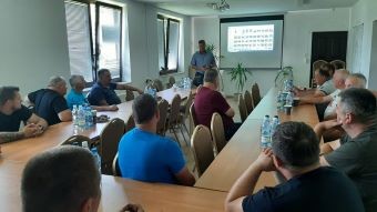 Szkolenie dla pracowników zakładów usług leśnych w Nadleśnictwie Świdnik