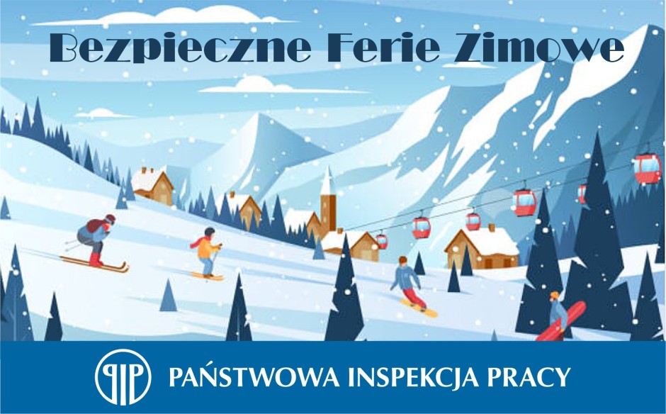 Baner bezpieczne ferie