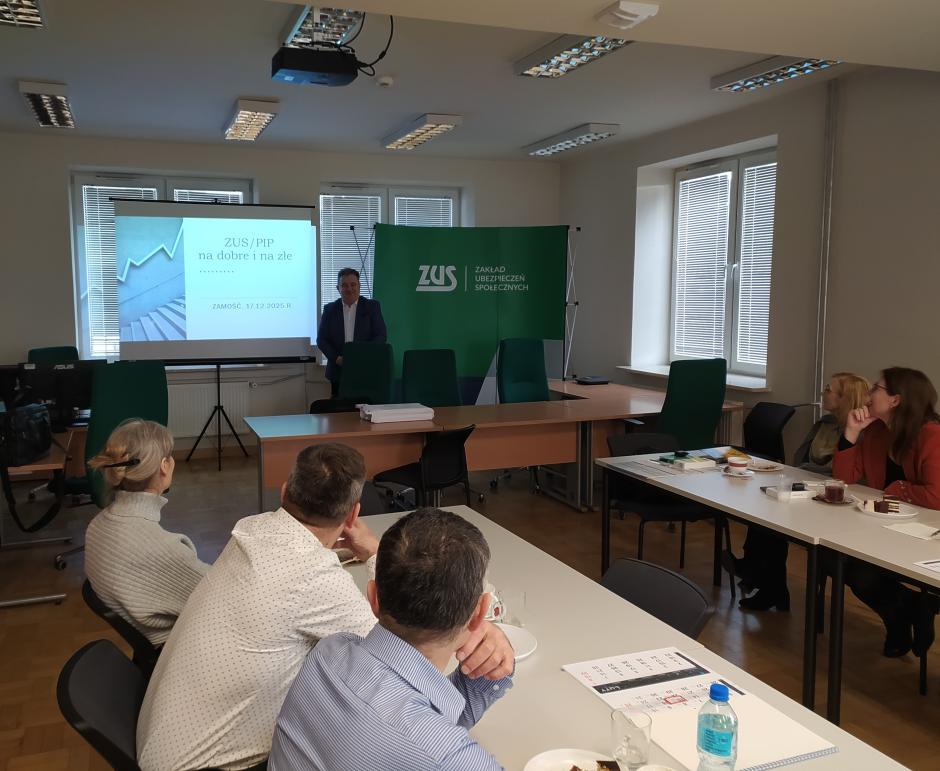 Udział w naradzie pracowników ZUS w Biłgoraju