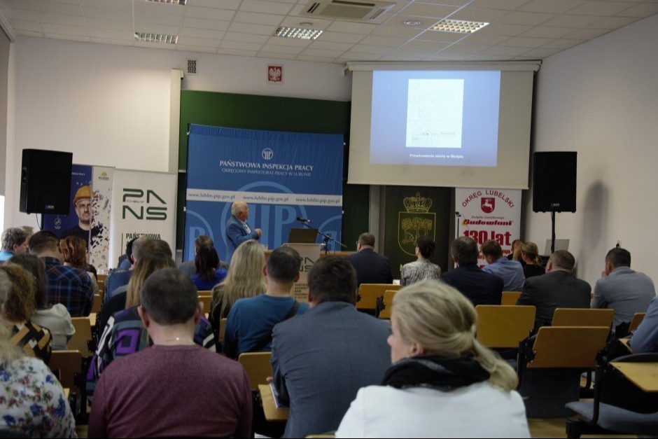 Prelekcja dr inż. Lucjana Gazdy, przedstawiciela Państwowej Akademii Nauk Stosowanych w Chełmie